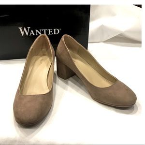 Classic Taupe Suede Pumps